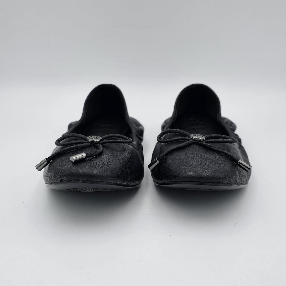 Karl Lagerfeld Paris Velma Almond Toe Ballet Flats, Dark Black, Women's 6.5M - Picture 5 of 11